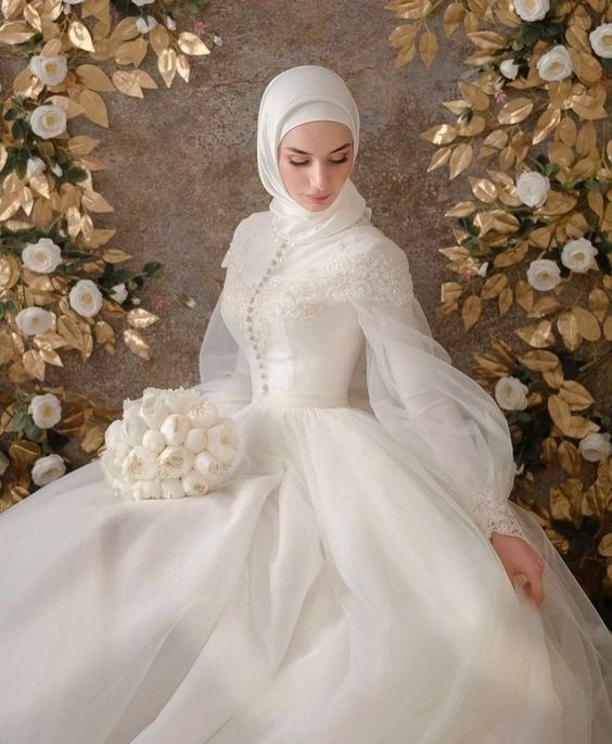 The fluff sleeve Marriage Dresses 2023