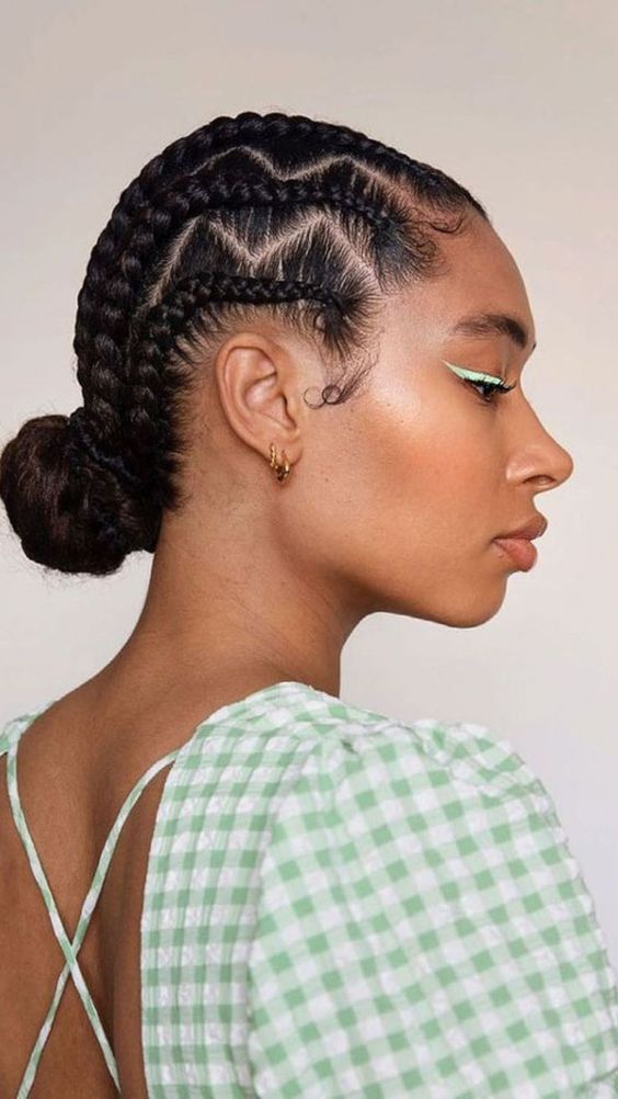 Cornrows Going Back Braided hairstyles 2023