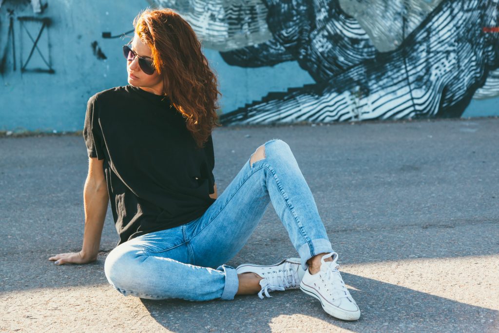 T- shirt and Jeans