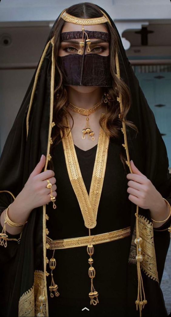 Arab burqa accessories