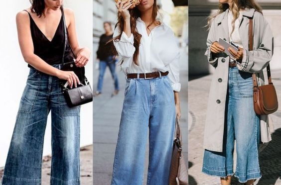 Trendy Ideas Of Shoes To Wear With Wide-Leg Jeans