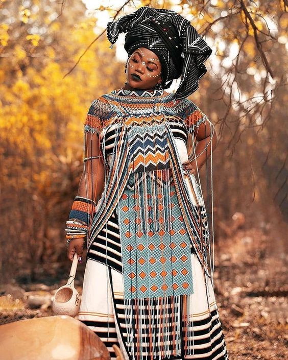 Xhosa traditional marriage vesture