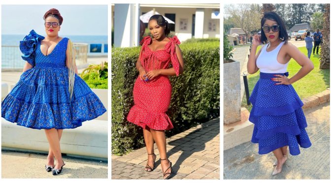 Shweshwe Traditional Dresses 2023 For African Ladies