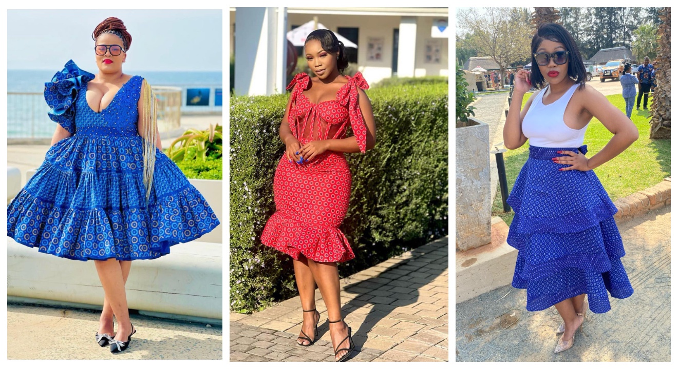 Shweshwe Traditional Dresses 2023 For African Ladies