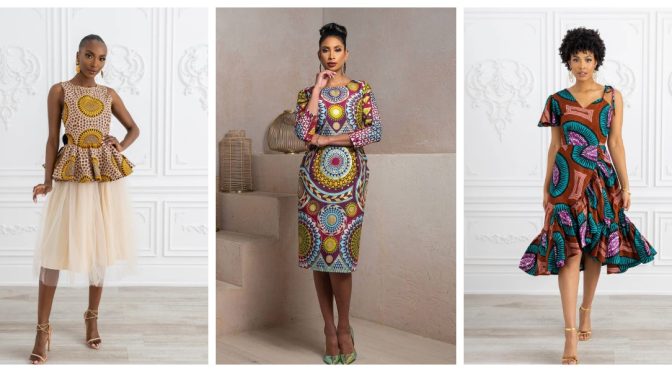 Elegant Ankara Styles Short Gown To Be Queen