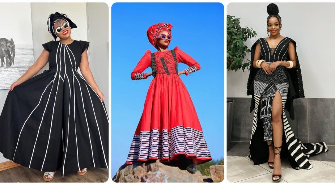 MDERN XHOSA TRADITIONAL DRESSES FOR AFRICAN WOMEN
