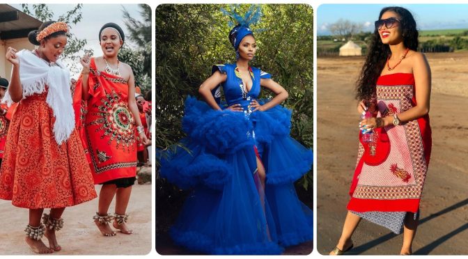 Elegant Swati Traditional Dresses 2023 For South African Ladies