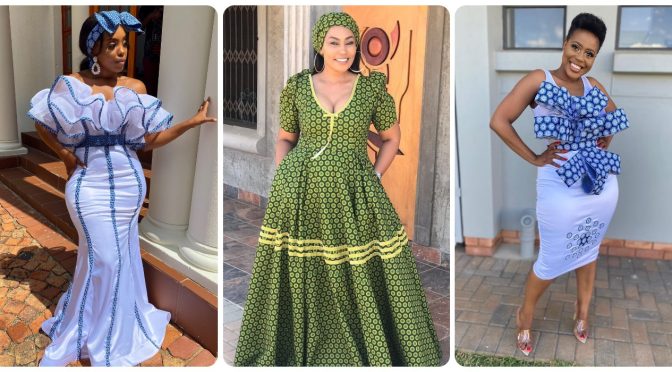 Trendy Traditional Tswana Dresses For  Wedding 2024