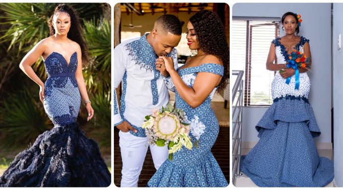 Elegant Tswana Traditional Dresses 2024 For Wedding Party