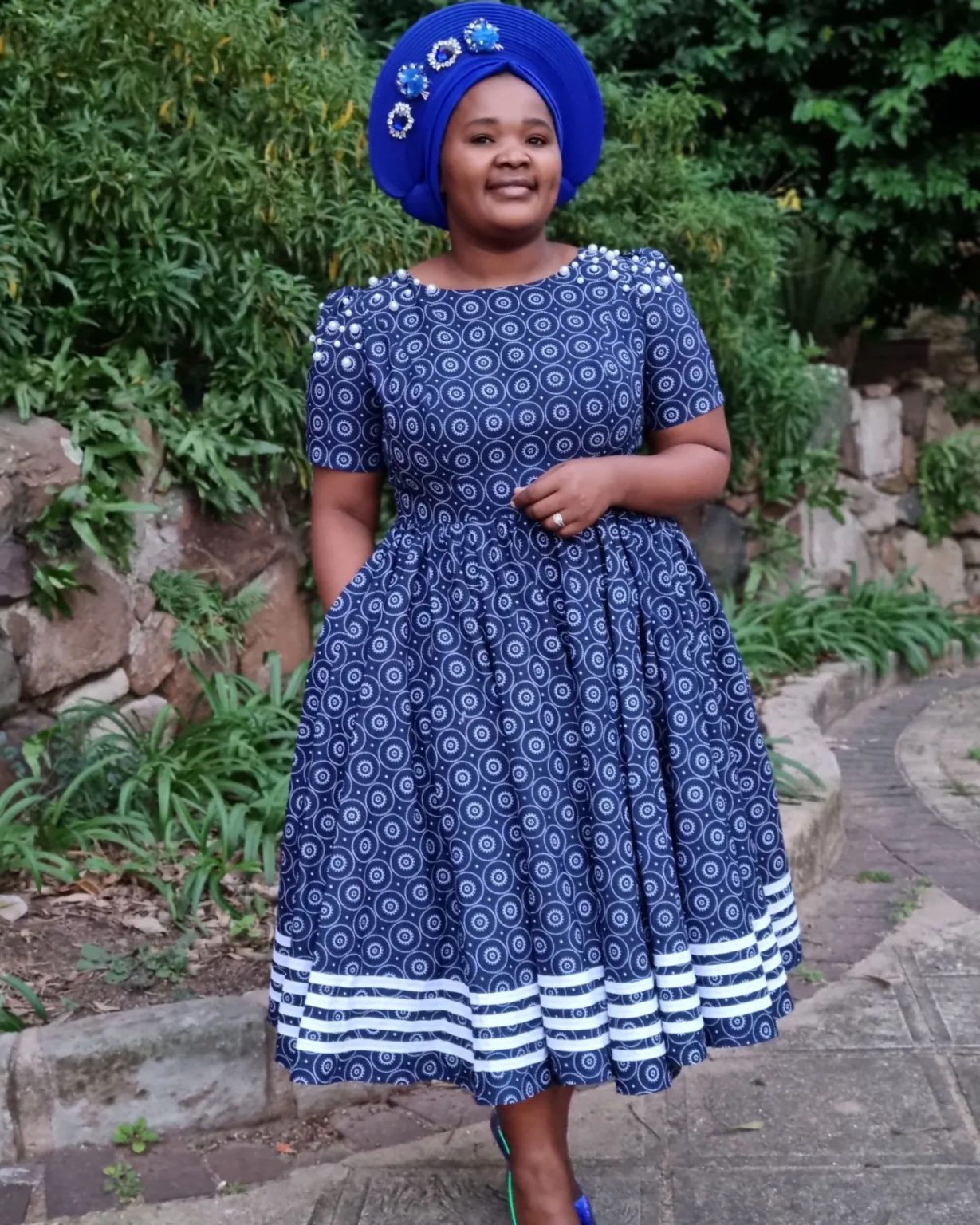 Painted in Indigo The Appeal of Tswana Dresses 2024 South African