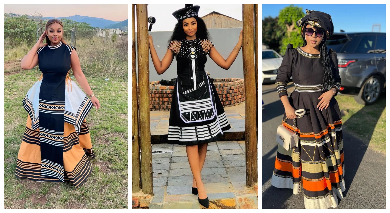 classy Umbhaco Xhosa traditional attire For Women