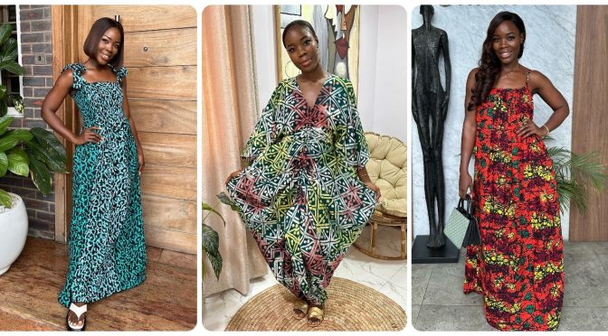 Trendy Kitenge Dresses Unleashing of Colors and Culture
