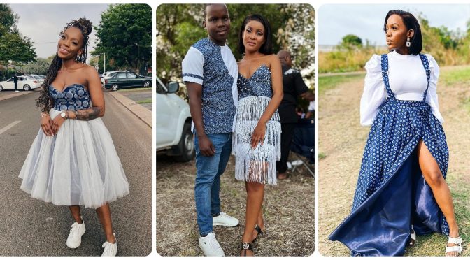 Best Shweshwe Wedding Dresses for Makoti 2024